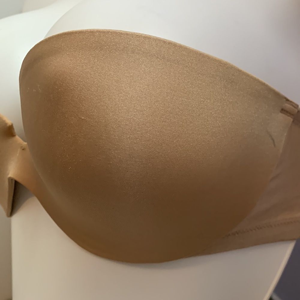 Victoria’s Secret Strapless Push Up Padded Bra 34C nude - Picture 4 of 10